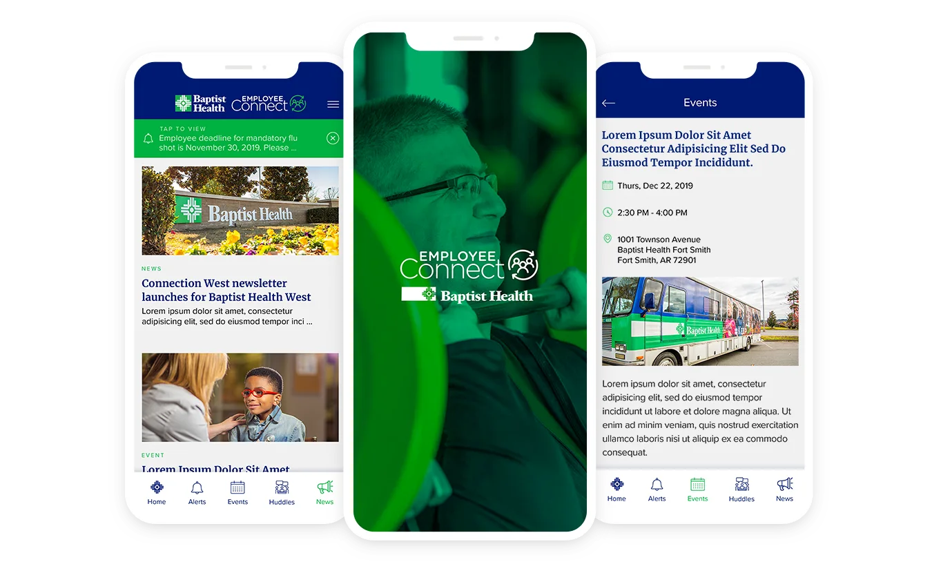 Baptist Health iOS and Android App Design and Development