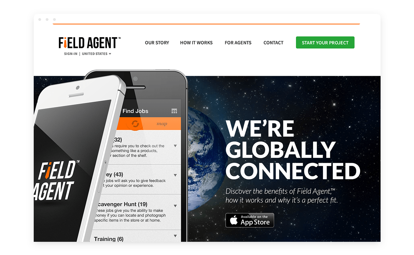 Field Agent Website